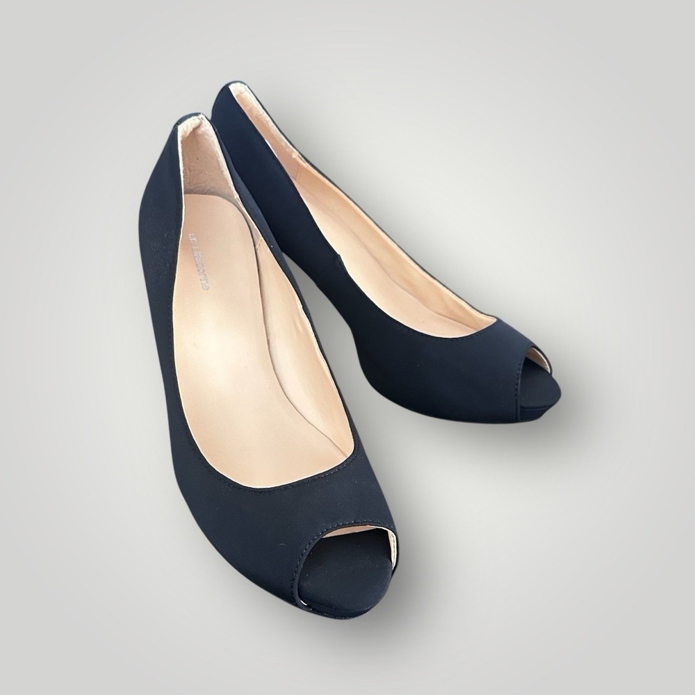 Liz Claiborne Shoes Women's Size 9M 19963 Ramona Peep Toe Slip-on Pumps